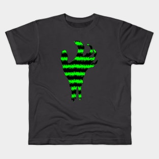 Zombie Hands (Neon Green/Black) Kids T-Shirt